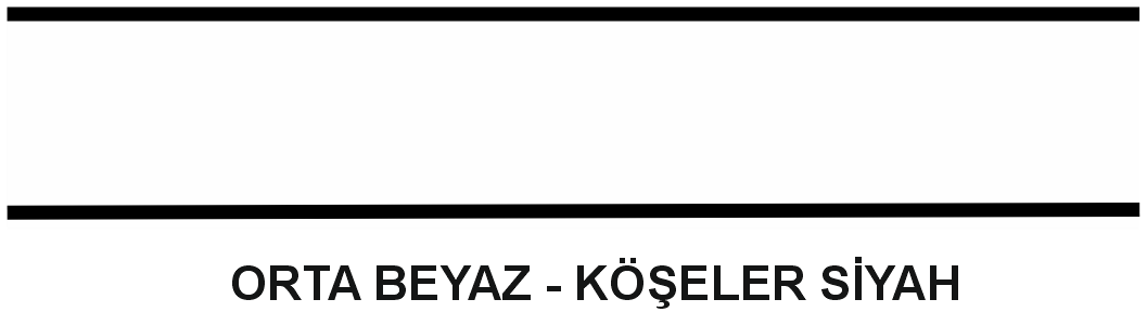 ORTA EKRU KÖŞELER SİYAH RAŞEL