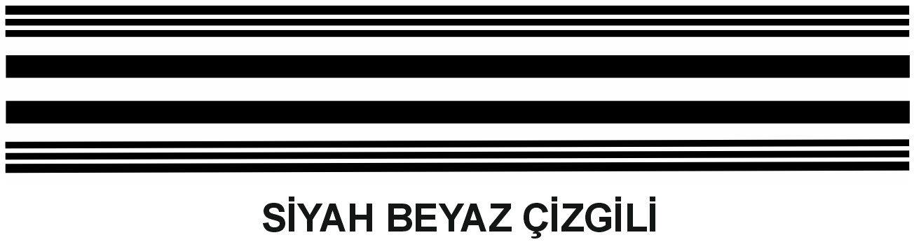 SİYAH BEYAZ ÇİZGİLİ RAŞEL