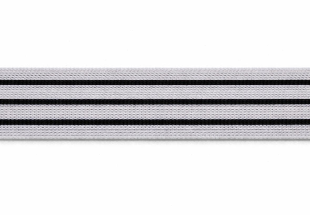 GRİ SİYAH ÇİZGİLİ RAŞEL ŞERİT